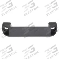 MONROE PMP Pull Handle: Unthreaded Holes, Plastic, Black, M6 Screw Size, 0.25 in, 1.42 in Projection (MPN PH-0253). Key specifications — Brand: MONROE PMP; Projection Type: Non-Recessed; Material: Thermoplastic; Finish: Unfinished; Color: Black; Folding Type: Fixed; Mounting Type: Unthreaded Holes; Screw Size: M6.