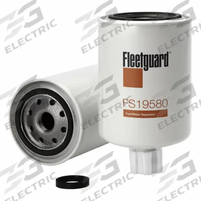 FLEETGUARD Automotive Fuel Filter: 15 5/8 in Overall Lg, 3 11/16 in Outside Dia, Diesel Fuel - Spin-On Fuel/Water Separators