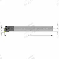 ULTRA-DEX USA Indexable Grooving and Parting Toolholder: E10S NER2 (MPN 920-000-274). Key specifications — attr257292: E10S NER2.