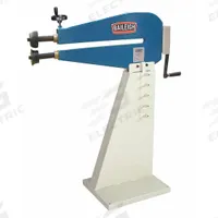BAILEIGH INDUSTRIAL Bead Roller: Manual, 24 in Throat Dp, 18 ga Sheet Metal Capacity (Steel) (MPN BR-18M-24). Key specifications — attr67906: Depth Stop Help Make Perfectly Straight, Repeatable Beads; attr67913: Manual; attr67901: Yes; attr67895: BAILEIGH INDUSTRIAL.