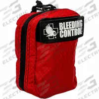 NORTH AMERICAN RESCUE Bleeding Control Kit: Plastic Bag, 1 People Served, 12 Components (MPN 80-0453). Key specifications — Brand: NORTH AMERICAN RESCUE; Wound Dressings Included: Trauma Dressing; Housing Material: Nylon.