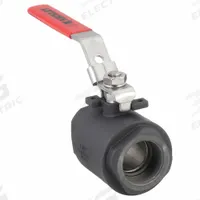 KECKLEY Manual Two-Way Ball Valve: 1 1/2 in, Carbon Steel, Straight, FNPT x FNPT, One-Piece (MPN BVS2THFCSRGSL-150). Key specifications — Brand: KECKLEY; Handle: Locking Lever.