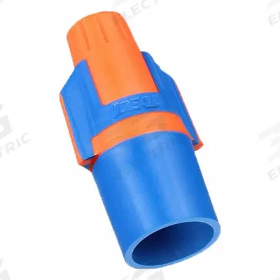IDEAL Twist-On Wire Connectors: Blue/Orange, Wire Sizes 14 AWG – 10 AWG, 600 V - Wide-Range Wire Connectors