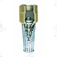 SIMMONS Foot Valve: Spring, Silicon Bronze, Inline, 1 in Pipe Size, FNPT, Pumps, Female, NPT, Bronze (MPN 453SB). Key specifications — Brand: SIMMONS; Max. Pressure (CWP): 400 psi; Strainer Material: Stainless Steel; Connection Type: FNPT.
