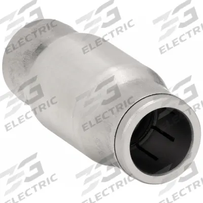 LEGRIS Push-Fit Union Fitting: 14 mm OD x 14 mm OD Size, Push-to-Connect x Push-to-Connect - Nickel-Plated Brass Tube Fittings