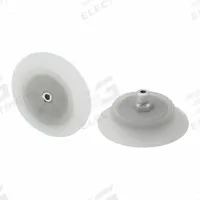 SCHMALZ Vacuum Pad Assembly: Flat, 1/4 in NPT Vacuum Port, 98.1 mm Pad Dia, Clear, 23.5 mm Pad Ht (MPN 10.01.01.15156). Key specifications — attr1019136: 10.01.01.15156; attr1019138: SCHMALZ; attr1019139: 55 A.