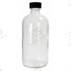 QORPAK Sampling Bottle: 240 mL, Colorless, 24-400, Phenolic, 24, PolyCone, Type III (MPN GLC-01166). Key specifications — Body Color: Colorless; Pre-Cleaned: None; Body Material: Soda Lime Glass; Brand: QORPAK; Screw Closure Size: 24-400; Graduated: No; USP Specification: Type III; Closure Attached: Attached.