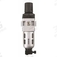 GROZ Filter-Regulator: Light Duty Series, 1/4 in NPT, 20 cfm, 40 micron, 7 psi to 145 psi, Aluminum (MPN FRC139134-S). Key specifications — attr109419: GROZ; attr109429: Aluminum; attr109463: No; attr109467: Nitrile; attr109468: Light Duty.