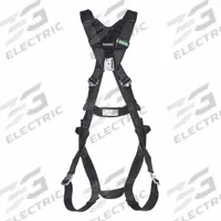 MSA Fall Protection Harnesses: Arc Flash, 400 lb Wt Capacity, Vest Harness, Quick-Connect / Tongue (MPN 10252213). Key specifications — attr655461: 10252213; attr655464: MSA; attr655505: Back; attr655506: General Use; attr655507: Black; attr655510: No; attr655511: Construction; attr655514: Yes.