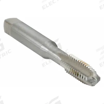 CLEVELAND Straight Flute Tap: 1/4"-28 UNF, H3 / 2B, 4 Flute, Plug Chamfer, LH - Left-Hand Thread Taps