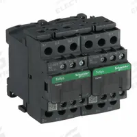 SCHNEIDER IEC Magnetic Contactor: Reversing, 3 Poles, 3NO Contacts, 25 A, 24V DC Coil (MPN LC2D25BD). Key specifications — Brand: SCHNEIDER; Integrated Surge Suppression: Yes.