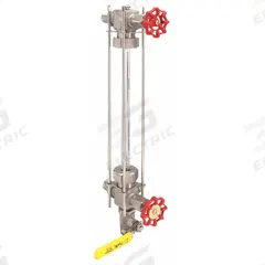 APOLLO Water Gauge: Stainless Steel, 5/8 in Gauge Glass Dia, 12 in Gauge Glass Lg, PTFE with Hypalon (MPN 2345000). Key specifications — Valve Type: Ball Drain; Brand: APOLLO; Stem Packing Material: PTFE with ARAMID; Gasket Material: PTFE with Hypalon.