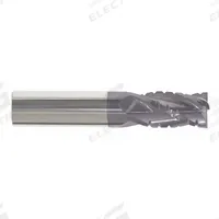 APPROVED VENDOR Roughing End Mill: Carbide, AlTiN Coated, 4 Flute, 3/4" Mill Dia, 1-1/2" LOC, 4" OAL (MPN 257-750115)
