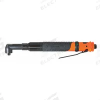 CLECO Nutrunner: Heavy Duty, Right Angle, 1/4 in Drive, Pin Detent, 3.84 ft-lb Fastening Torque (MPN 19RAS05AM2). Key specifications — attr1321068: CLECO; attr1321033: Pin Detent.