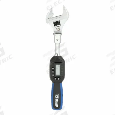 YELLOW JACKET Interchangeable Head Torque Wrench: Foot-Pound, 3.1 ft-lb to 62.7 ft-lb - Standard-Head, Electronic Torque Wrenches