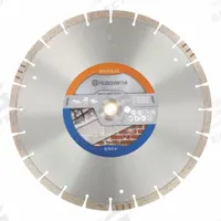 HUSQVARNA Diamond Saw Blade: Block/Brick/Concrete/Reinforced Concrete/Roof Tile, 14 in Blade Dia. (MPN TACTI-CUT S50 Plus 14"). Key specifications — attr1097734: Wet/Dry; attr1097738: Table Saw; attr1097751: HUSQVARNA.
