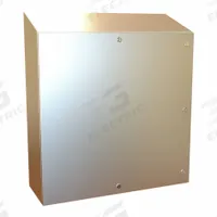 HAMMOND Electrical Enclosure: 304 Stainless Steel, 36 in x 36 in x 12 in, NEMA 12/13/3R/4/4X, Hinged (MPN ST363612SS). Key specifications — Brand: HAMMOND; Closure Method: 1/4-Turn Latch; Enclosure Material: 304 Stainless Steel; Knockouts: Not Included.