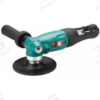 DYNABRADE Air Disc Sander: 5 in Pad, Threaded Shank, Heavy Duty, 1.3 hp, 43 cfm, Right Angle Grip (MPN 52635). Key specifications — attr1320237: DYNABRADE; attr1320246: Side.