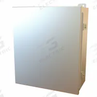 HAMMOND Electrical Enclosure: Stainless Steel, 14 in x 12 in x 6 in, NEMA 12/13/3R/4/4X, w/Panel (MPN 1414N4PHS16M6). Key specifications — Brand: HAMMOND; Closure Method: Clamps; Enclosure Material: Stainless Steel; Includes Inner Panel: with Inner Panel Included.