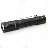 FENIX LIGHTING Tactical Flashlight: Rechargeable, 3,200 lm, 2.33 hr Run Time at Max. Brightness (MPN PD45R ACE). Key specifications — Brand: FENIX LIGHTING; Switch Location: Tail; Charger Style Included: USB Type-C Cord; Battery Requirements - Broad: Includes Rechargeable.