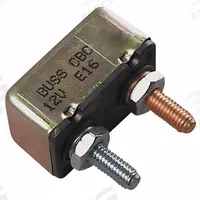 Automotive Circuit Breaker: CBC, 14V DC, 1.5 kA at 14V DC, Stud (MPN CBC-15). Key specifications — Series: CBC; Voltage: 14V DC; Interrupt Rating: 1.5 kA at 14V DC; Terminal Connection: Stud; Circuit Breaker Type: Heavy Duty Circuit Breaker; Brand: BUSSMANN.