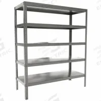 DURHAM MFG Metal Shelving: Standalone, Extra-Heavy-Duty, 60 in x 24 in, 96 in Overall Ht, 5 Shelves (MPN HDS-246096-95). Key specifications — Frame Material: Steel; Shelving Material: Steel; Assembled: Unassembled; Color: Gray; Brand: DURHAM MFG.