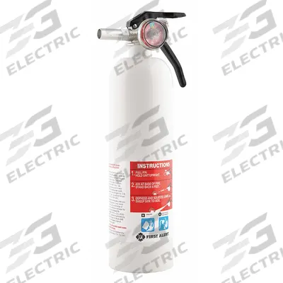FIRST ALERT Fire Extinguisher: 2 lb Extinguisher Capacity, 5B:C - Class ABC Fire Extinguishers