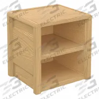 CORTECH Nightstand: Natural Oak, 22 in Overall Ht, 21 1/2 in Overall Wd, 17 1/2 in Overall Dp, ISO (MPN 215NO). Key specifications — Color: Natural Oak; Brand: CORTECH.