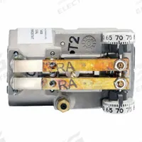 JOHNSON CONTROLS Pneumatic Thermostat: 55° to 85°F, 2 Pipes, High Volume Pipes/Air Flow Output (MPN T-4054-2). Key specifications — Pneumatic Thermostat Type: Energy Management; Temperature Control Range: 55° to 85°F; Number of Pipes/Air Flow Output: 2 Pipes, High Volume; Thermostat Action: Reverse; Temperature Control Range/Deadband: 55° to 85°F, 8 psi; Mounting Direction/Includes Cover: Horizontal, No; Brand: JOHNSON CONTROLS.