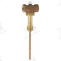 WATTS Automatic Temperature Gas Shutoff Valve: FNPT x FNPT, 1/2 in x 1/2 in Connection Size (MPN LFLL210-5-M2). Key specifications — Brand: WATTS; Body Material: Copper Silicon Alloy.