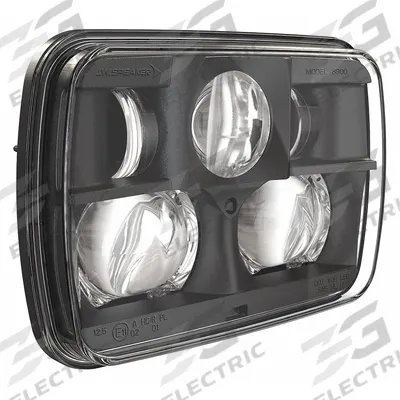 J.W. SPEAKER Headlight: Headlight, LED, Non-Heated, High Beam/Low Beam, Recessed Mount - Standard Headlights