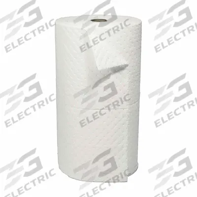 BRADY SPC ABSORBENTS Sorbent Roll: Polypropylene, White, 150 ft Roll Lg - Sorbent Rolls