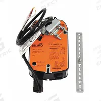 Actuator: Dampers, Multi-Functional Technology (MFT), Spring Return, 35 in-lb, 24V AC/DC, Hardwired (MPN LF24-MFT). Key specifications — Manufacturer Part Number: LF24-MFT; Shaft Rotation: CW/CCW; Stroke Degree: 95°; Power Rating: 2.5W; Input Voltage: 24V AC/DC; Compatible Building Automation Protocols: BACnet MS/TP; Brand: BELIMO; For Use With Building Automation Systems: Building Automation System Compatible.
