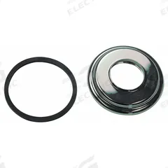 AMERICAN STANDARD Escutcheon Kit: Steel, Chrome Finish, 2 3/16 in Overall Wd (MPN 013312-0020A). Key specifications — Finish: Chrome; Brand: AMERICAN STANDARD.