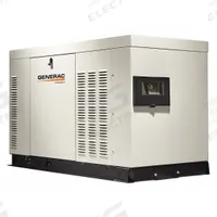 GENERAC Automatic Standby Generator: Natural Gas/Propane, Liquid, Single Phase, 120/240V AC (MPN RG02515ANAX). Key specifications — Transfer Switch Included: No; Brand: GENERAC; CARB Compliant: No.