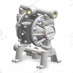 ARO Double Diaphragm Pump: Acetal Body, 3/8 in, NPT Connection, 10.6 gpm, 230 ft Max. Head (MPN PD03P-AES-DCC). Key specifications — Brand: ARO; Seat Material: Acetal; Check Valve Material: Hytrel.