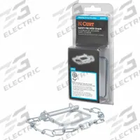 CURT Trailer Hitch Pin: 3/8 in Pin Dia, 3 in Overall Lg, 3 in Usable Lg, 12 in Chain, Steel (MPN 25035). Key specifications — Material: Steel; Finish: Zinc Plated; Includes: 12 in Chain; Brand: CURT.