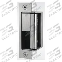 RUTHERFORD Electric Door Strike: 1 1/4 in Wd, 4 7/8 in Ht, Cylindrical/Mortise, Stainless Steel (MPN F2164 32D). Key specifications — Brand: RUTHERFORD; Input Voltage: 12V AC/DC; Performance Duty Rating: 1 - Heavy Duty; Strike Type: Cylindrical.