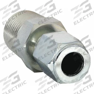 PARKER Compression Fitting Adapter: 1/2 in OD x 1/2 in Pipe Size - Flareless Bite-Type Steel Compression Fittings