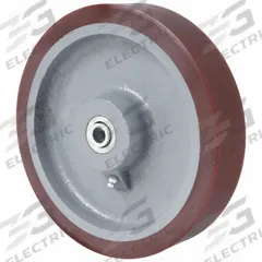 APPROVED VENDOR Caster Wheel: 8 in Wheel Dia., 1 3/4 in Wheel Wd, Polyurethane, 2,420 lb Load Rating (MPN 5VF41). Key specifications — Brand: APPROVED VENDOR; Wheel/Tread Color: Red.