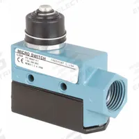 HONEYWELL Non Plug-In Limit Switch: Plunger Actuator, Metallic, 9 ozf Op Force - Min, Plunger, BZE6 (MPN BZE6-2RN7). Key specifications — Manufacturer Part Number: BZE6-2RN7; Brand: HONEYWELL; Electrical Connection: Screw Terminals; Series: BZE6; Body Material Type: Metallic; Actuator Type: Plunger.