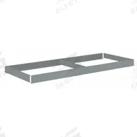 TENNSCO Shelf: 72 in x 18 in, 2,000 lb Load Capacity, Gray, Shelf (MPN ZLCS-7218). Key specifications — Includes: (4) Beams; Shelf Configuration: Single Straight; Color: Gray; Frame Material: Steel; Brand: TENNSCO; Frame Finish: Zinc Plated; Product Type: Shelf.