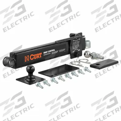 CURT Towing Sway Control: Sway Control Kit, 20 1/8 in Overall Lg, 4 in Overall Wd - Fleet and Vehicle Maintenance