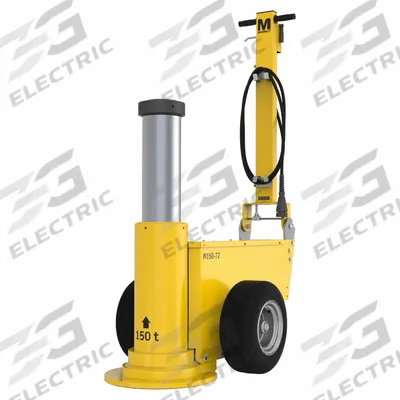 ESCO/EQUIPMENT SUPPLY Heavy Lifting Jack: Steel, Remote Control, Air/Hydraulic - High-Tonnage Wheeled Jacks