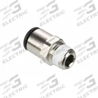 LEGRIS Push-Fit Adapter Fitting: 1/2 in Pipe x 3/8 in OD Size, BSPT x Push-to-Connect, Brass, Silver (MPN 3175 60 21). Key specifications — Brand: LEGRIS.