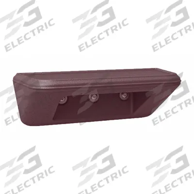 CORTECH Shelf/Step: Burgundy, 5 in Overall Ht, 15 in Overall Wd, 15 in Overall Dp - Wall-Mounted All-Purpose Shelves
