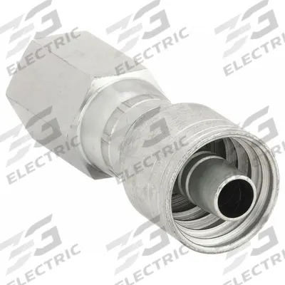 AEROQUIP Hydraulic Crimp Fitting: Steel x Steel, Straight, -4 For Hose Dash Size - Aeroquip Crimp Hydraulic Hose Fittings with NPTF Connection
