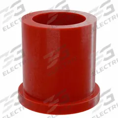 BUNTING BEARINGS Flanged Sleeve Bearing: PTFE, 5/8 in Bore, 7/8 in OD, 1 in Overall Lg, Red (MPN BJ4F101408). Key specifications — Brand: BUNTING BEARINGS; Color: Red.