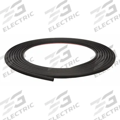 TRIM LOK Seal: D-Shaped, Self-Adhesive Mounting, High-Strength, EPDM, 25 ft Overall Lg - D-Section Foam Rubber Seals
