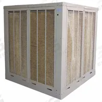 CHAMPION Ducted Evaporative Cooler: 10,000 sq ft, 2 in Pad Thick, 2 hp HP, 61 1/4 in x 62 in x 62 in (MPN 7K577). Key specifications — Brand: CHAMPION; Evaporative Cooler Voltage: 208-230/460V AC; Drive Package Installation: Assembly Required; Includes Drive Package: Drive Package Included.